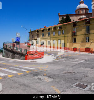 Vue générale de Nuoro, Sardaigne, Italie Banque D'Images