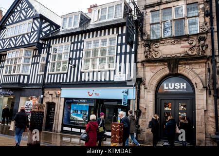 Lush Fresh Handmade Cosmetics shop store front, Chester Cheshire, lush cosmetics Banque D'Images