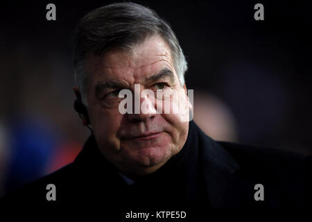 Gestionnaire d'Everton Sam Allardyce au cours de la Premier League match à The Hawthorns, West Bromwich. Banque D'Images