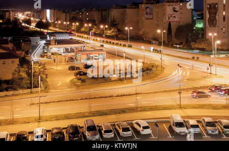 Lumières de la ville Banque D'Images