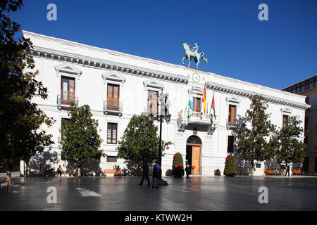 Rathaus,Grenade, Ayuntamiento et le quartier San Matias-Realejo, Plaza del Carmen, Madrid, Fuerteventura, Spanien, Europa I'Hôtel de ville de Grenade, Ayuntamiento Banque D'Images