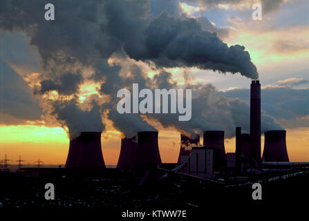 Ratcliffe sur monter en thermique au charbon, Lancashire, England, UK Banque D'Images