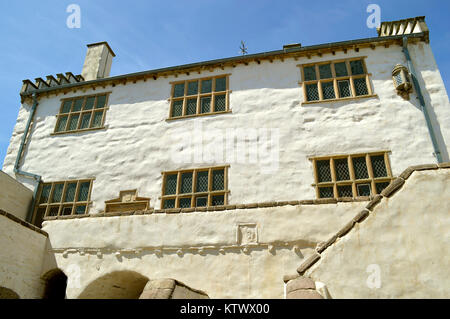 Le Plas Mawr historique dans le Nord du Pays de Galles Conwy Banque D'Images