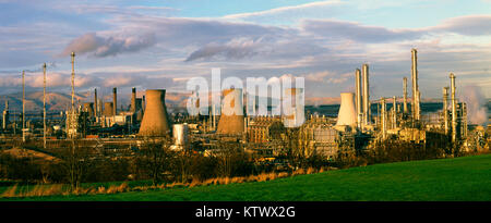 Complexe pétrochimique, Falkirk, Ecosse, Royaume-Uni Banque D'Images