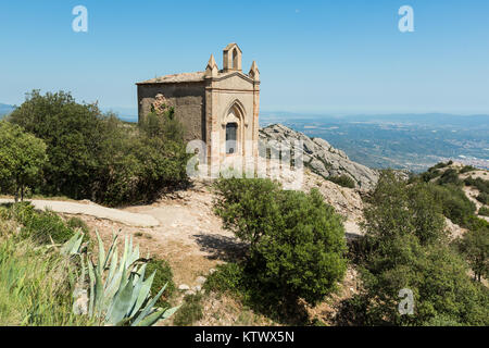 Ermita de Sant Joan à Montserrat, en Catalogne, près de Barcelone, Espagne Banque D'Images