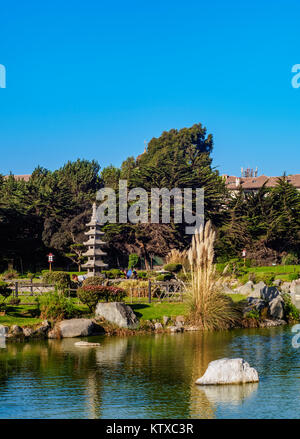 Jardin japonais, La Serena, région de Coquimbo, Chili, Amérique du Sud Banque D'Images