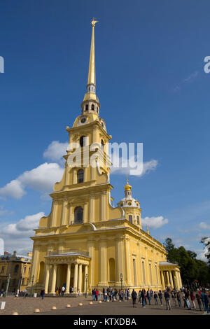 La Cathédrale Saints Pierre et Paul, Saint-Pétersbourg, UNESCO World Heritage Site, la Russie, l'Europe Banque D'Images