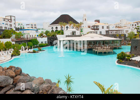 Gran Melia Volcan Lanzarote hotel. Playa Blanca, Lanzarote, îles Canaries, Espagne. Banque D'Images