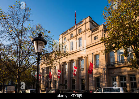 La Maison du Canada, les bureaux du Haut-commissariat du Canada, Trafalgar Square, Londres, Angleterre, Royaume-Uni Banque D'Images