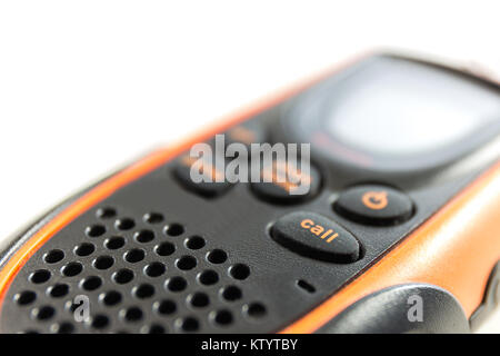 talkie-walkie, isoler sur blanc, manuel de l'émetteur radio, noir, nouveau,  portable, professionnel adulte Photo Stock - Alamy