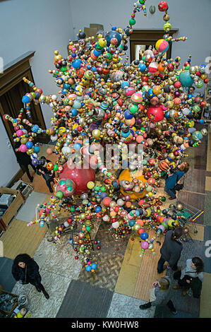 Galerie Rudolfinum, Kristof Kintera : exposition arbres nerveux Banque D'Images