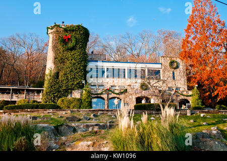 Ruby Falls' (centre des visiteurs) Château de la caverne, Chattanooga, Tennessee, United States Banque D'Images