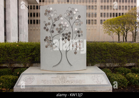 Empire state plaza Albany NY Banque D'Images