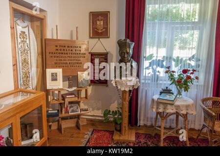 Intérieur du monastère dans la Voïvodie des Basses-carpates, Komańcza, Pologne. Banque D'Images