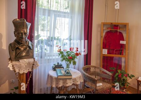 Intérieur du monastère dans la Voïvodie des Basses-carpates, Komańcza, Pologne. Banque D'Images