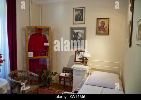 Intérieur du monastère dans la Voïvodie des Basses-carpates, Komańcza, Pologne. Banque D'Images