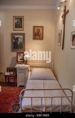 Intérieur du monastère dans la Voïvodie des Basses-carpates, Komańcza, Pologne. Banque D'Images