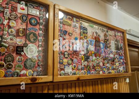 Intérieur du monastère dans la Voïvodie des Basses-carpates, Komańcza, Pologne. Banque D'Images