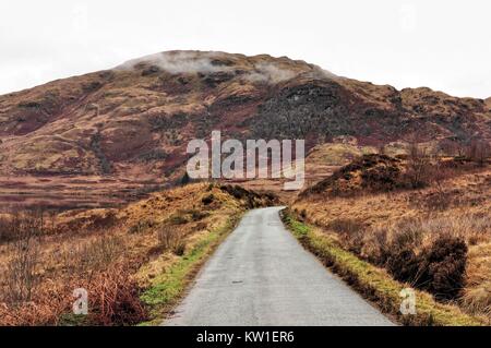 L'Écosse, les Trossachs paysage montagnes Banque D'Images