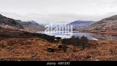 L'Écosse, les Trossachs paysage montagnes Banque D'Images