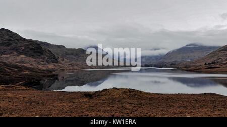 L'Écosse, les Trossachs paysage montagnes Banque D'Images