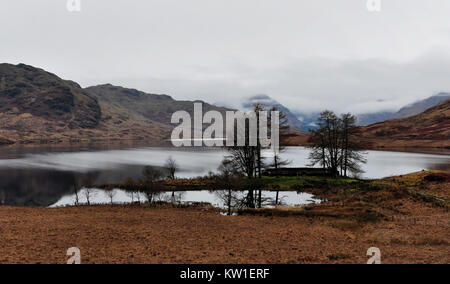 L'Écosse, les Trossachs paysage montagnes Banque D'Images