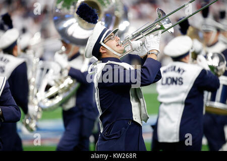 30 décembre 2017 Penn State Nittany Lions Marching Band en action au cours de la Fiesta Bowl Playstation jeu de football entre l'université de Penn State Nittany Lions et les Washington Huskies de l'Université de Phoenix, à Glendale (Arizona). Charles Baus/CSM Banque D'Images