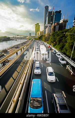 L'autoroute à Brisbane Queensland Australie Banque D'Images