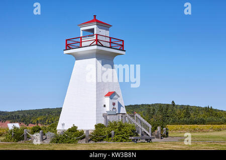 Cinq îles phare, le parc provincial de Five Islands, Nova Scotia, Canada Banque D'Images