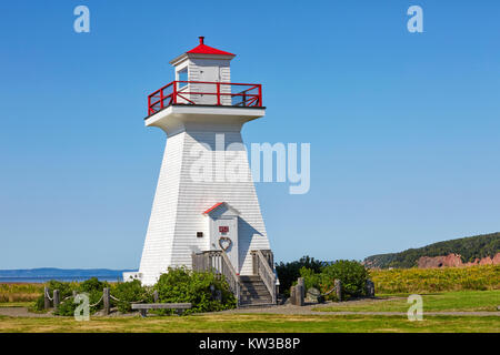 Cinq îles phare, le parc provincial de Five Islands, Nova Scotia, Canada Banque D'Images