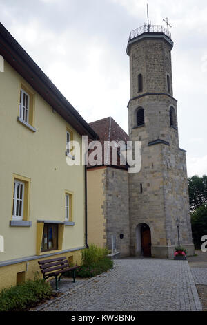 SPAICHINGEN, ALLEMAGNE - CIRCA AOÛT 2015 Toweer Dreifaltigkeitsberges d'eglise et monastère Banque D'Images