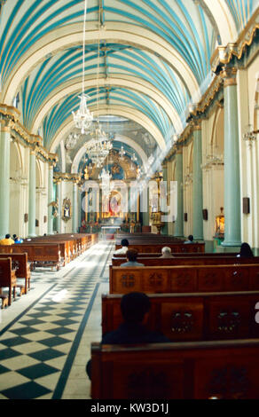 Eglise de Santo Domingo, Lima, Pérou Banque D'Images