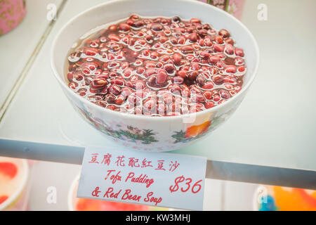 Le tofu dessert pudding Banque D'Images