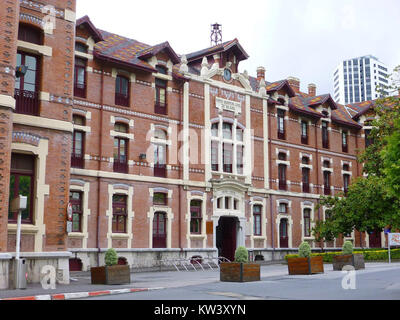 Photographie de l'Hôpital Universitario de Basurto à Bilbao, Espagne, mettant en évidence son architecture moderne et ses installations médicales. Banque D'Images