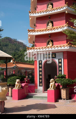 Dix mille bouddhas monastery à Sha Tin hong kong Banque D'Images