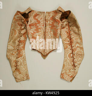 Ce corsage, conservé au Metropolitan Museum of Art, fait partie de sa vaste collection d'objets de mode et textiles. Son numéro de catalogue est C.I.39.13.42 F. Banque D'Images