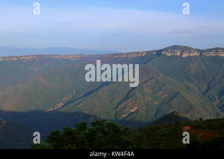 Près de Canyon Chicamocha Bucaramanga, Colombie Banque D'Images