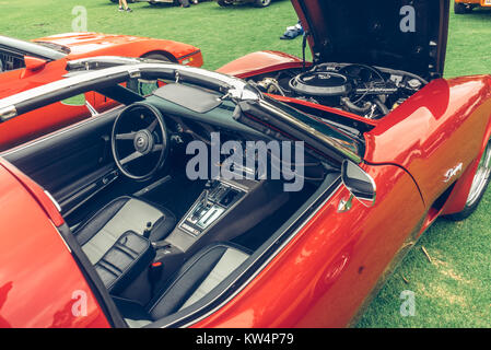 Une Corvette Car Show, l'Australie du Sud, Australie. Banque D'Images