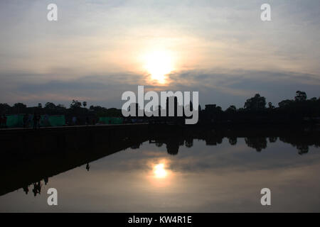 Angkor Wat le matin Banque D'Images