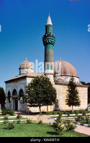 Yesil Cami ou Iznik la Mosquée Verte (1378-1391) Iznik (ancienne Nicée), Turquie Banque D'Images