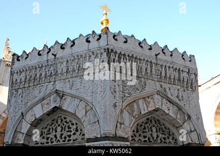 Décembre 2009 ISTANBUL Turquie. La nouvelle mosquée situé dans la préfecture d'Eminonu Istanbul City. Banque D'Images