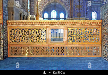 Décembre 2009 ISTANBUL Turquie. La nouvelle mosquée situé dans la préfecture d'Eminonu Istanbul City. Banque D'Images