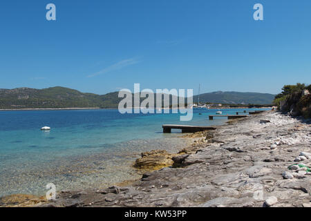 Trstenik islet, près de l'île de Korcula Banque D'Images