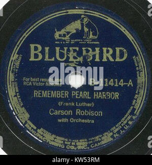« Remember Pearl Harbor » est une phrase se référant à l'attaque de Pearl Harbor le 7 décembre 1941, lorsque l'armée japonaise a lancé une attaque surprise sur la base navale américaine à Hawaï, conduisant à l'entrée des États-Unis dans la seconde Guerre mondiale Banque D'Images