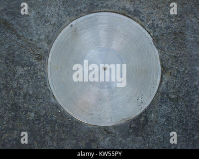 Le mémorial de bon Scott à Fremantle, en Australie, rend hommage au dernier chanteur du groupe AC/DC. Le mémorial commémore sa contribution à la musique rock et son héritage dans le monde de la musique. Banque D'Images