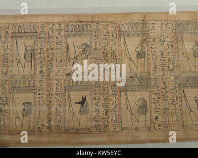 Livre des morts d'Hori, 1969 environ 945 BC, nouveau royaume, Dynasty 21 section 4 papyrus, Cleveland Museum of Art DSC08665 Banque D'Images
