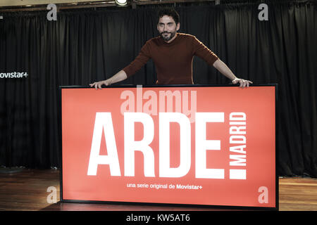 TV show 'ARDE' Madrid photocall comprend : paco leon Où : Madrid, Espagne Quand : 28 novembre 2017 Crédit : Oscar Gonzalez/WENN.com Banque D'Images