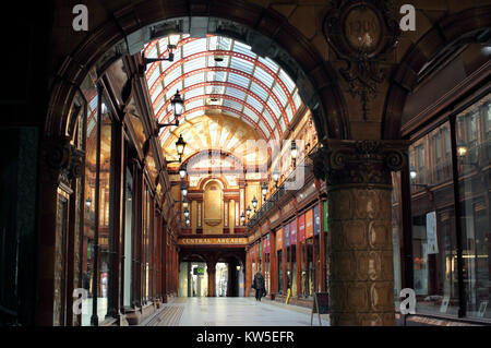 Arcade centrale, Newcastle upon Tyne. Vu de l'entrée de st sur le marché. Banque D'Images