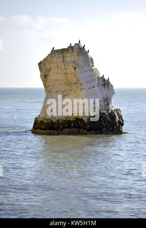 La cheminée d'un point à la craie Slash, Jalhay, East Sussex Banque D'Images