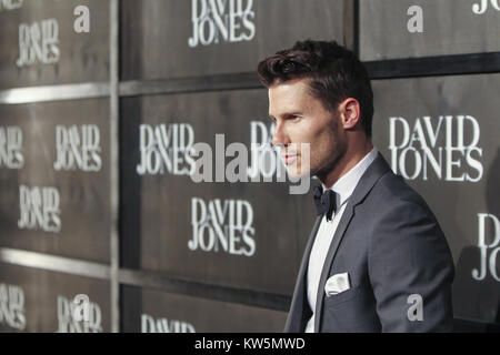 SYDNEY, AUSTRALIE - 29 janvier : Jason Dundas arrive à la David Jones a/W 2014 Lancement de la collecte à la David Jones Elizabeth Street Store le 29 janvier 2014 à Sydney, Australie People : Jason Dundas Banque D'Images